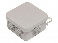 Коробка распаячная ОУ IP20 84х84х45мм (E.p.plast) /белая арт. 125101/