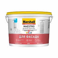 Краска Marshall Maestro фасадная BС 0,9л глубокоматовая