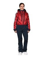 Костюм женский зимний горнолыжный В096 сине-красный SNOW HEADQUARTER