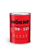 Эмаль ПФ-115 алкидная MOKKE 0,8кг красный