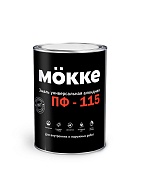 Эмаль ПФ-115 алкидная MOKKE 0,8кг черный