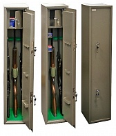 Сейф оружейный КО-035т (1250х250х280), 3 ствола, 16 кг