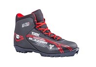 Ботинки лыжные TREK Blazzer 2 чёрные (лого красный) крепление NNN