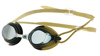 Очки для плавания силикон черн/золото (ATEMI) /арт.N301/