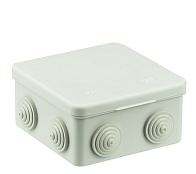 Коробка распаячная ОУ IP20 105х105х56мм (E.p.plast) /белая арт. 105031/