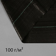 Агроткань полипропилен с разметкой 1,6х10м /плотность 100 г/м² черный/