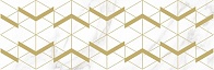 Керамическая плитка Camelot Wing декор белый 20х60